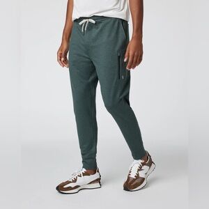 VUORI MEN'S SUNDAY PERFORMANCE JOGGER - ASPEN HEATHER SIZE LARGE CUFFS CUT OFF!